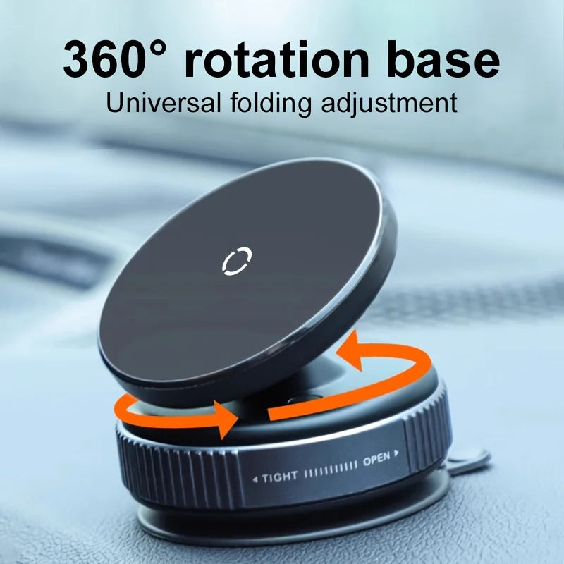 For Magsafe Magnetic Car Phone Holder Stand Suction Cup Magnet Car Mount Support GPS Mobile Bracket For Car Dashboard Smartphone
