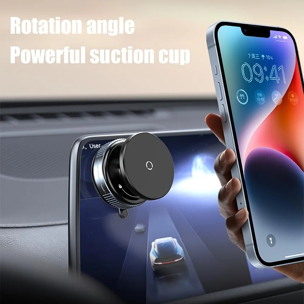 For Magsafe Magnetic Car Phone Holder Stand Suction Cup Magnet Car Mount Support GPS Mobile Bracket For Car Dashboard Smartphone