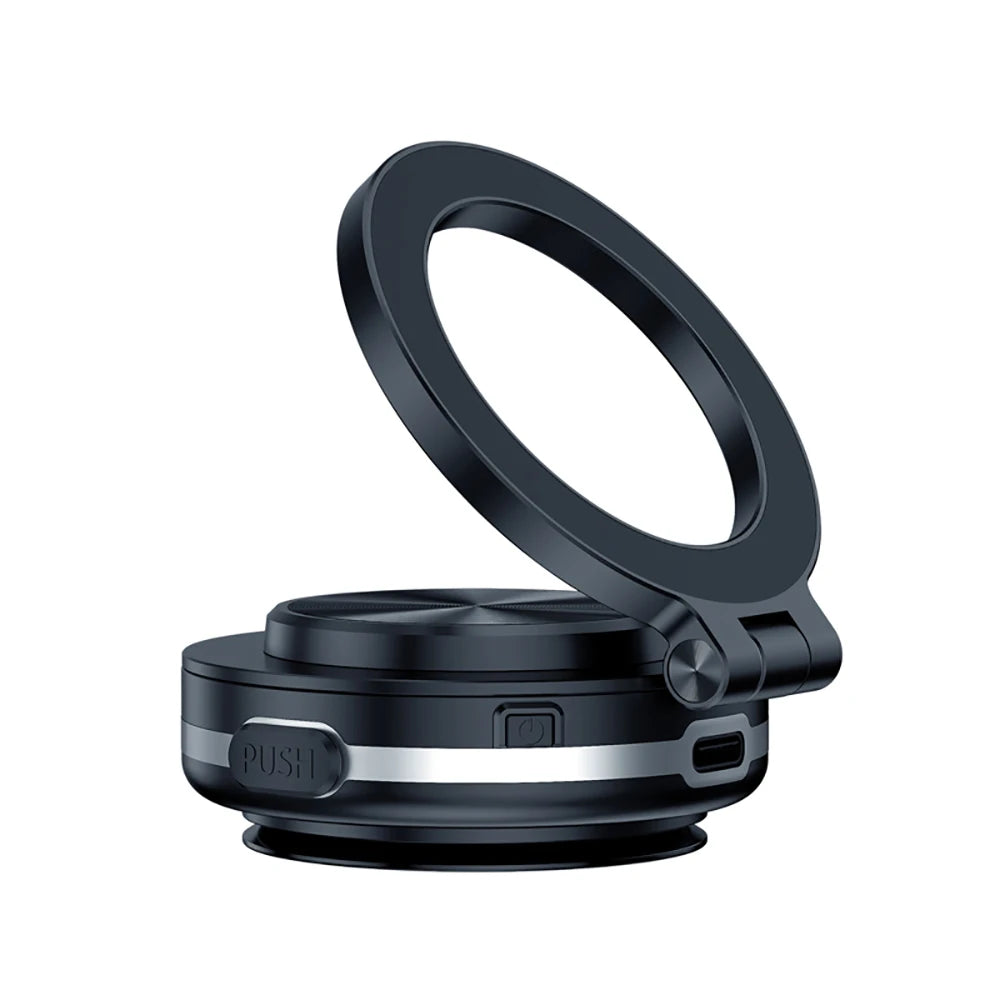 Kebidumei 360° Rotatable Car Magnetic Holder Intelligent Vacuum Adsorption Phone Stand Car Mount Windshield Magnetic Car Bracket