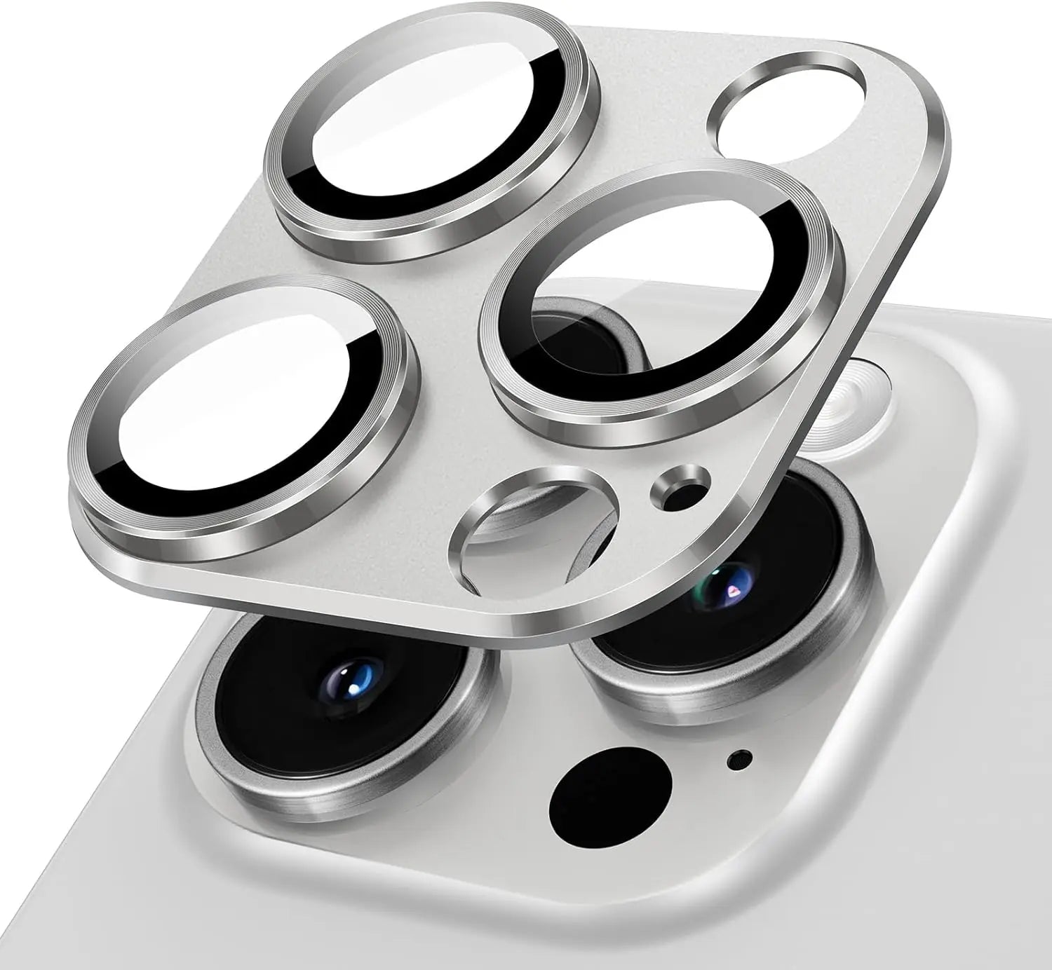 Camera Lens Protector Metal Ring Tempered Glass Cover For iPhone 15 Pro Max 14 Plus 13 15Pro 14Pro 13Pro Protection Accessories