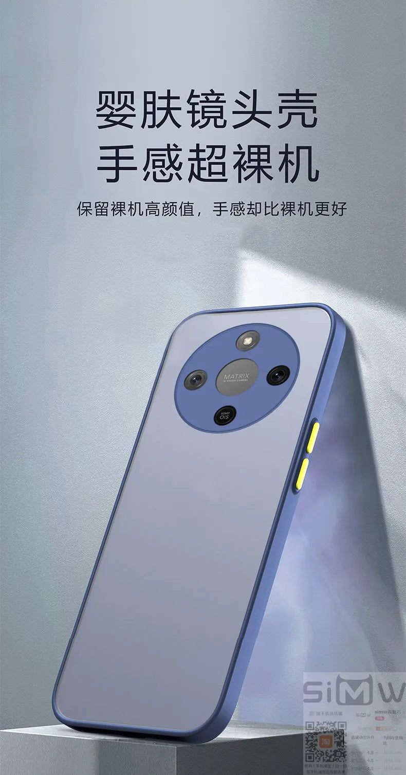For Honor X9D/X70 / Magic8 Lite Case New Frosted Ultra-thin Magnetic Back Cover For Honor X9D Shockproof Bumper Funda