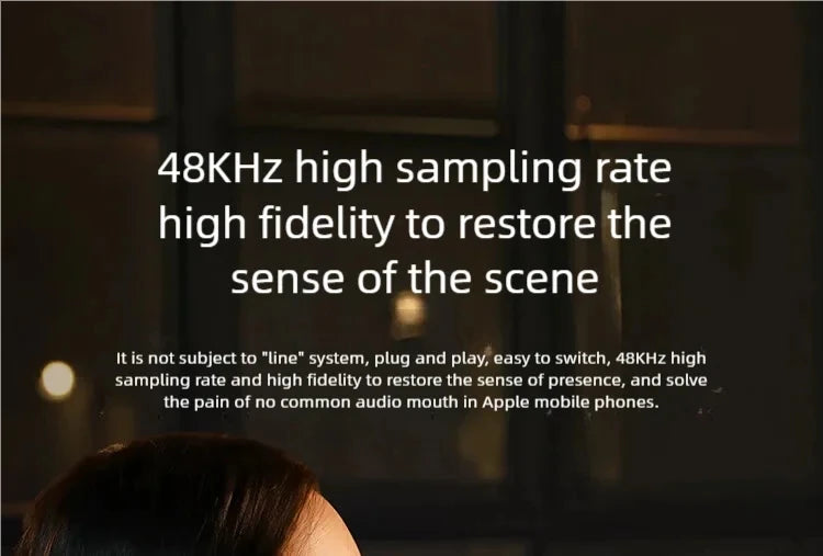 3.5mm Jack AUX Cable 8-Pin Lighting Interface To AUX Headphone Adapter Audio Kable Connector Splitter For iPhone 14 13 12 11