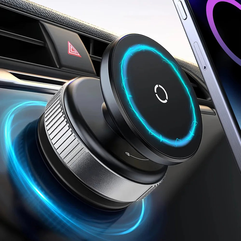 For Magsafe Magnetic Car Phone Holder Stand Suction Cup Magnet Car Mount Support GPS Mobile Bracket For Car Dashboard Smartphone