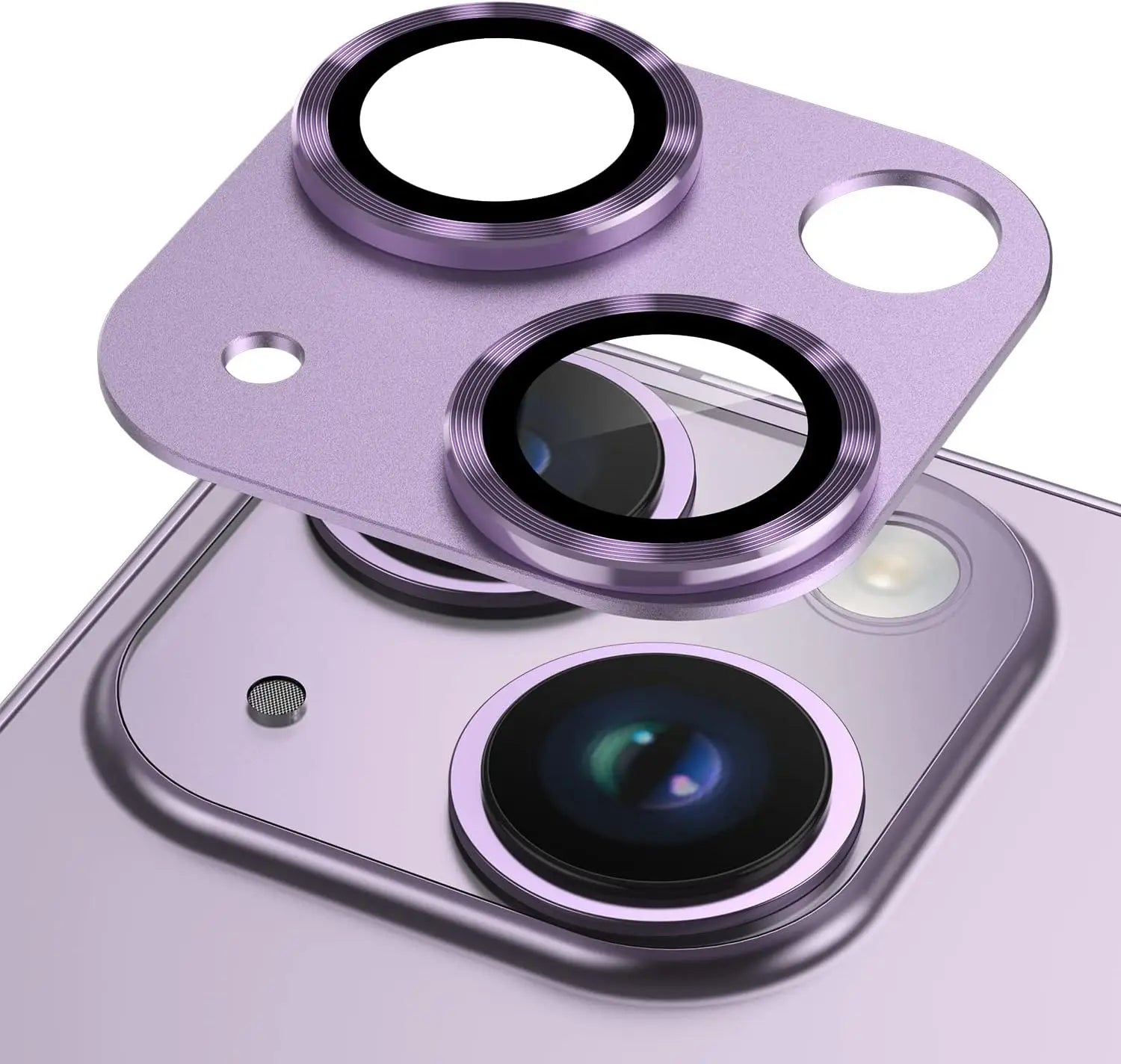 Camera Lens Protector Metal Ring Tempered Glass Cover For iPhone 15 Pro Max 14 Plus 13 15Pro 14Pro 13Pro Protection Accessories
