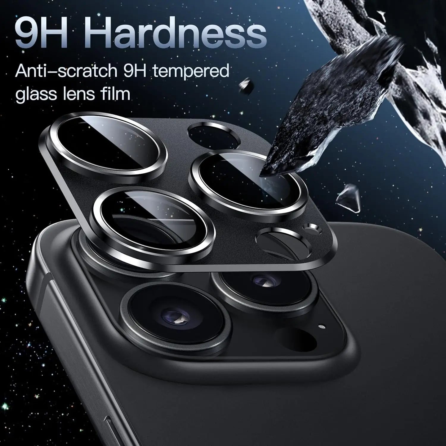 Camera Lens Protector Metal Ring Tempered Glass Cover For iPhone 15 Pro Max 14 Plus 13 15Pro 14Pro 13Pro Protection Accessories