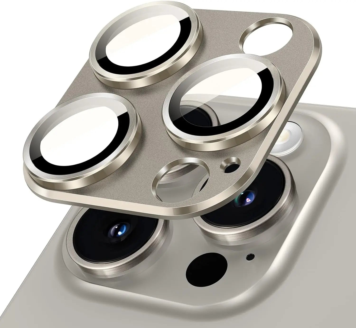 Camera Lens Protector Metal Ring Tempered Glass Cover For iPhone 15 Pro Max 14 Plus 13 15Pro 14Pro 13Pro Protection Accessories