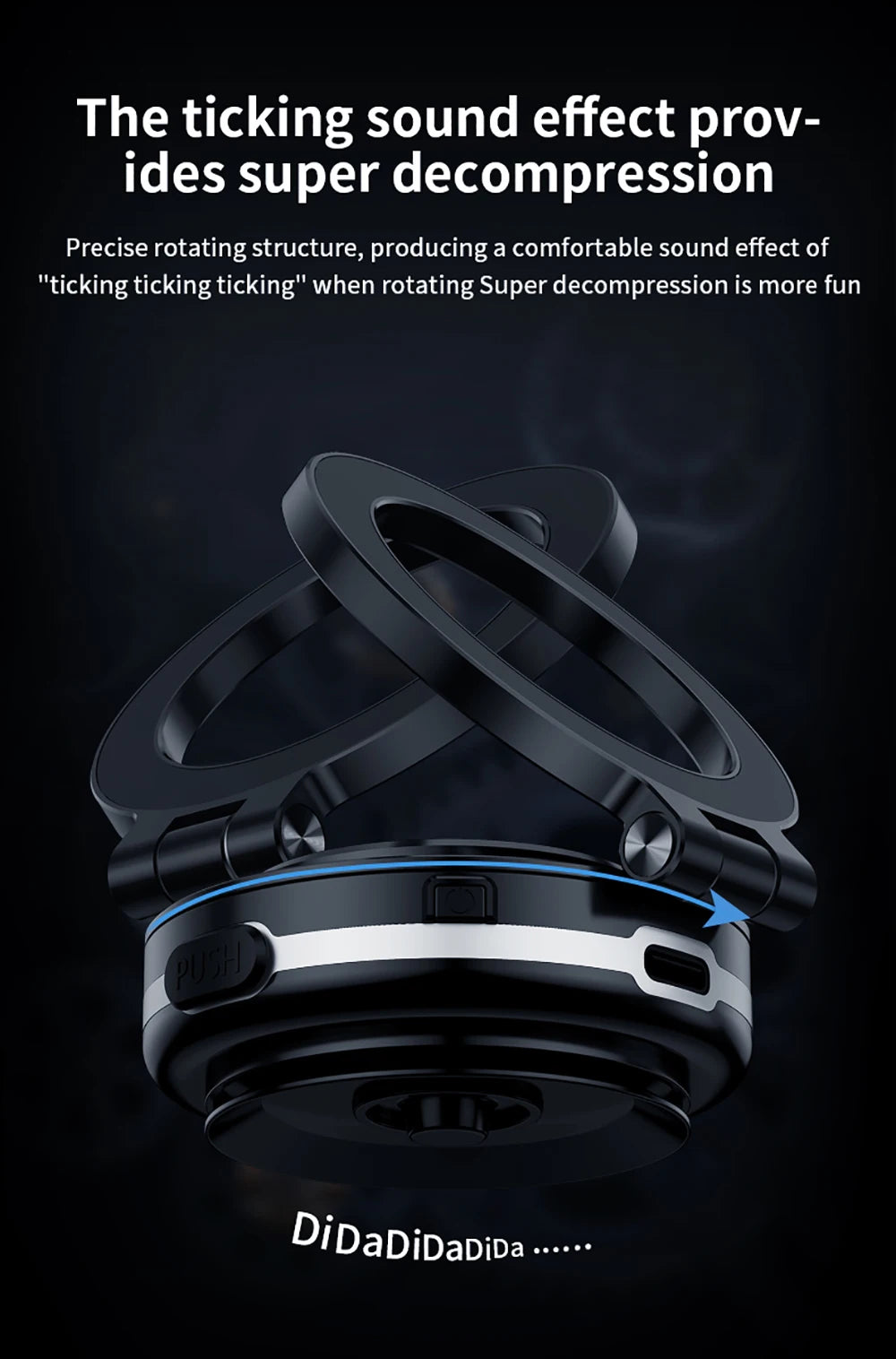Kebidumei 360° Rotatable Car Magnetic Holder Intelligent Vacuum Adsorption Phone Stand Car Mount Windshield Magnetic Car Bracket