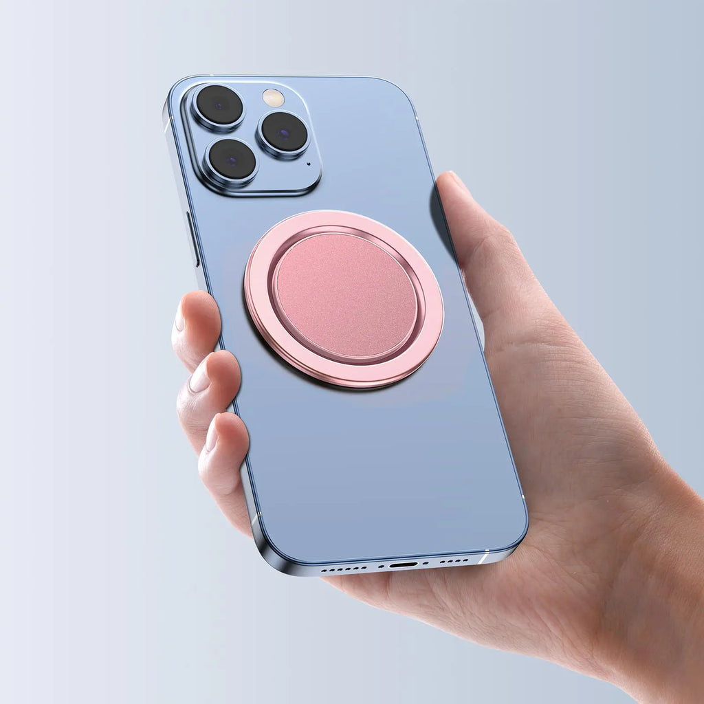 Magnetic Phone Grip Holder Strong Magnet Magsafe Phone Holder with Ring for All Phone and Case Foldable Phone Bracket for iPhone