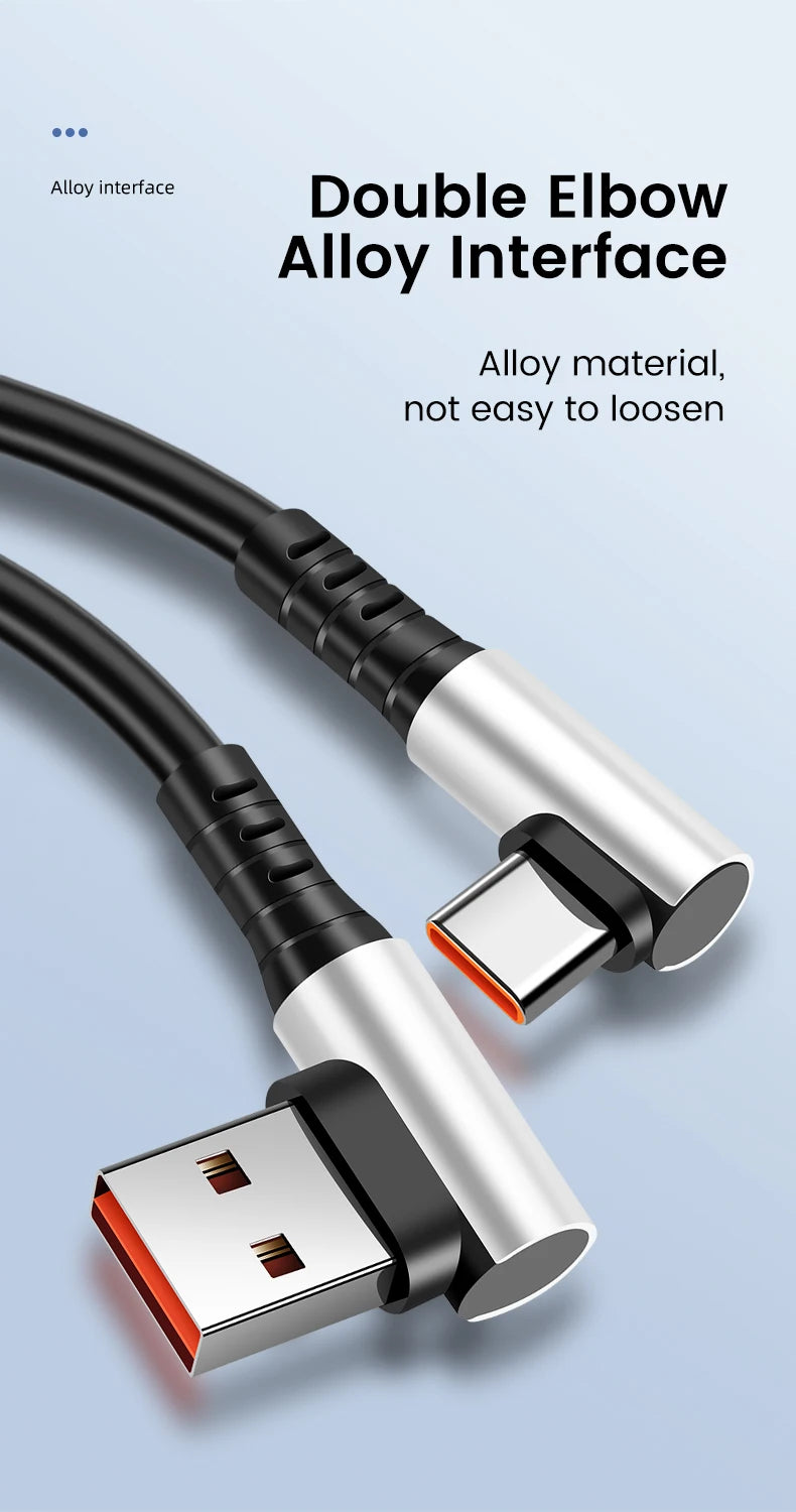 Olaf 6A Short Spring Data Cable USB Type C For Huawei Xiaomi Samsung Fast Charging Wire Cord USB C To Type C Cable For iPhone 15
