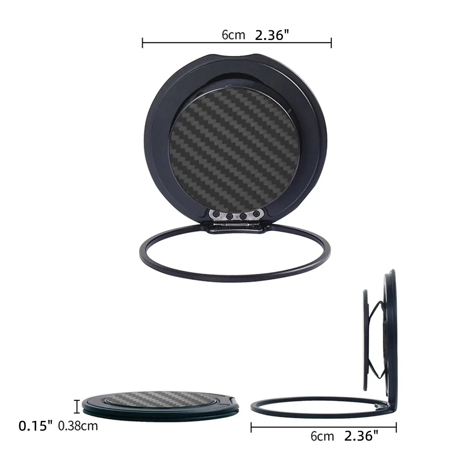 Magnetic Phone Grip Holder Strong Magnet Magsafe Phone Holder with Ring for All Phone and Case Foldable Phone Bracket for iPhone