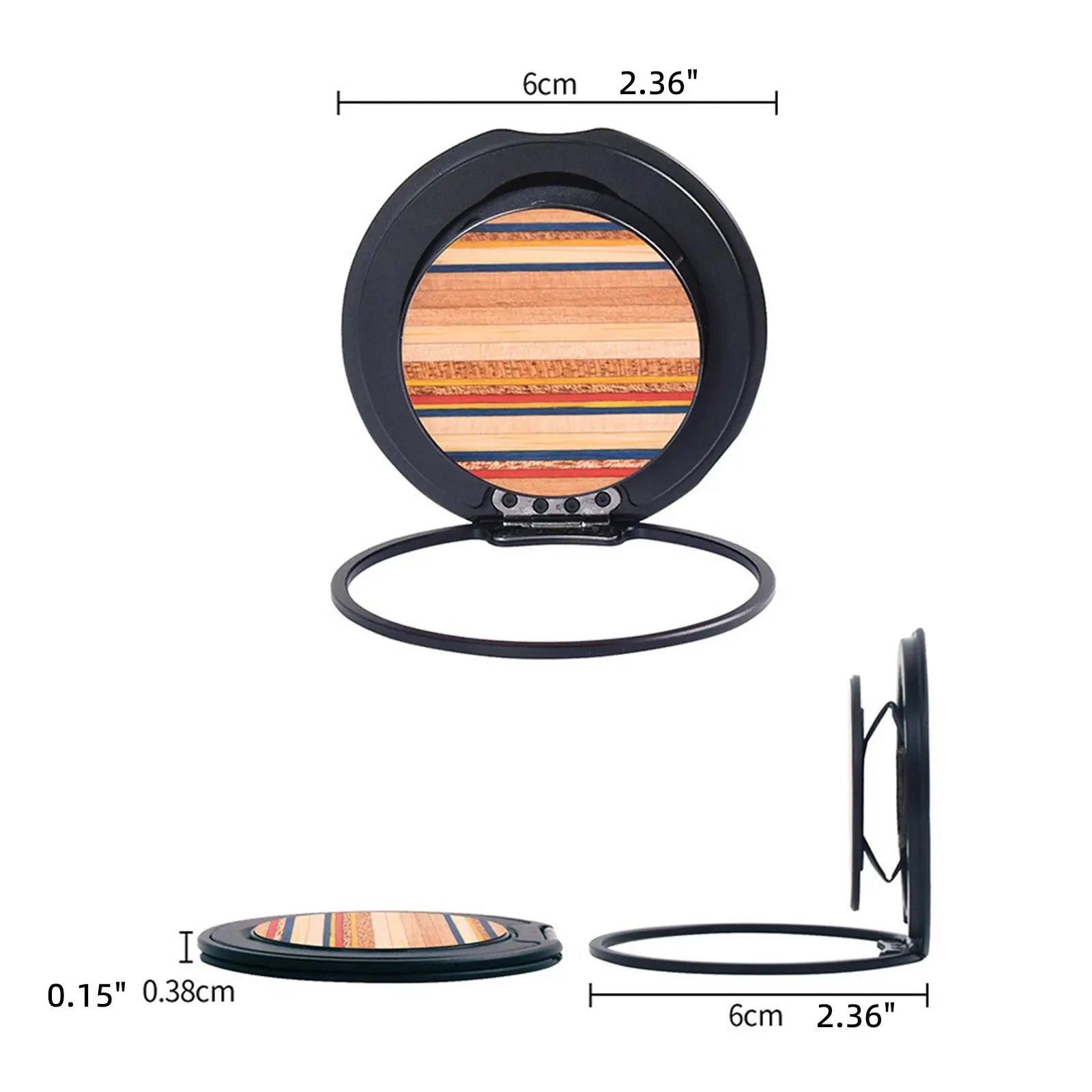 Magnetic Phone Grip Holder Strong Magnet Magsafe Phone Holder with Ring for All Phone and Case Foldable Phone Bracket for iPhone