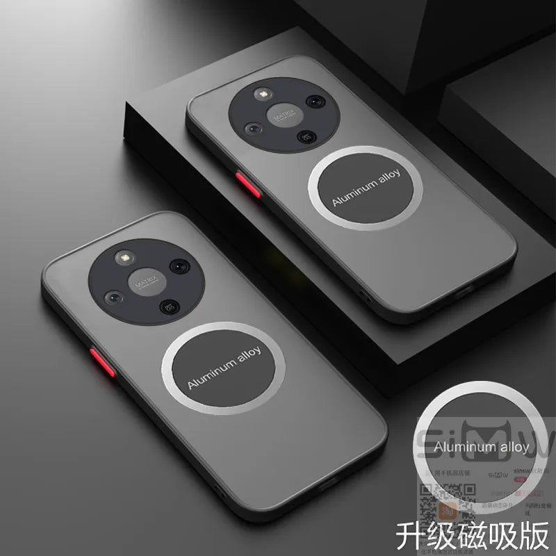For Honor X9D/X70 / Magic8 Lite Case New Frosted Ultra-thin Magnetic Back Cover For Honor X9D Shockproof Bumper Funda