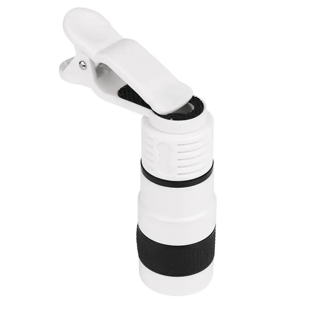 8X Long Focus Mobile Phone Lens Universal Zoom Lens High-definition Focusing Phone Camera Telescope Lens with Clip