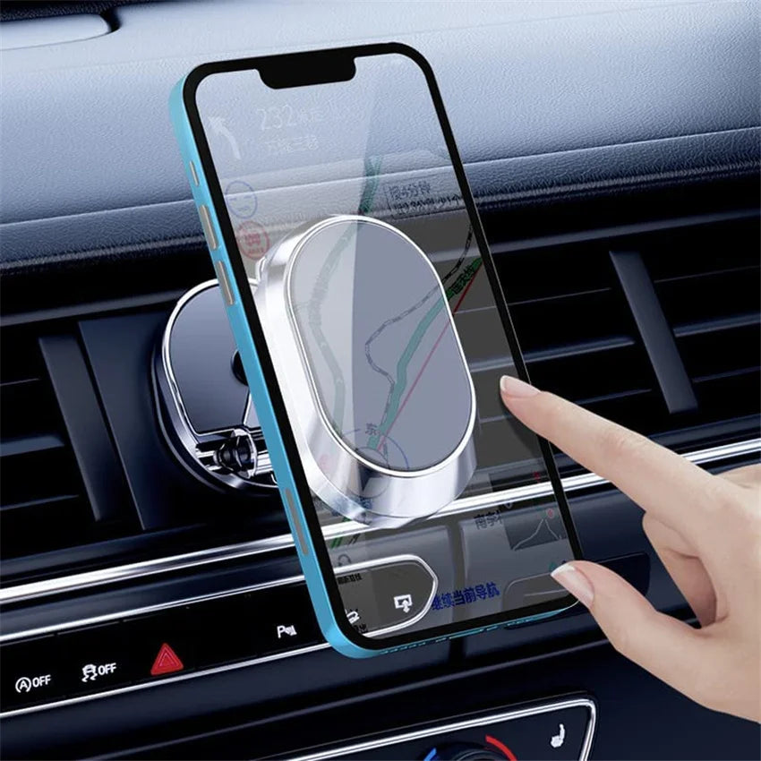 1080 Degree Rotatable Stand Magnetic Car Phone Holder Magnet Smartphone Support GPS Foldable Car Phone Bracket For iPhone Xiaomi