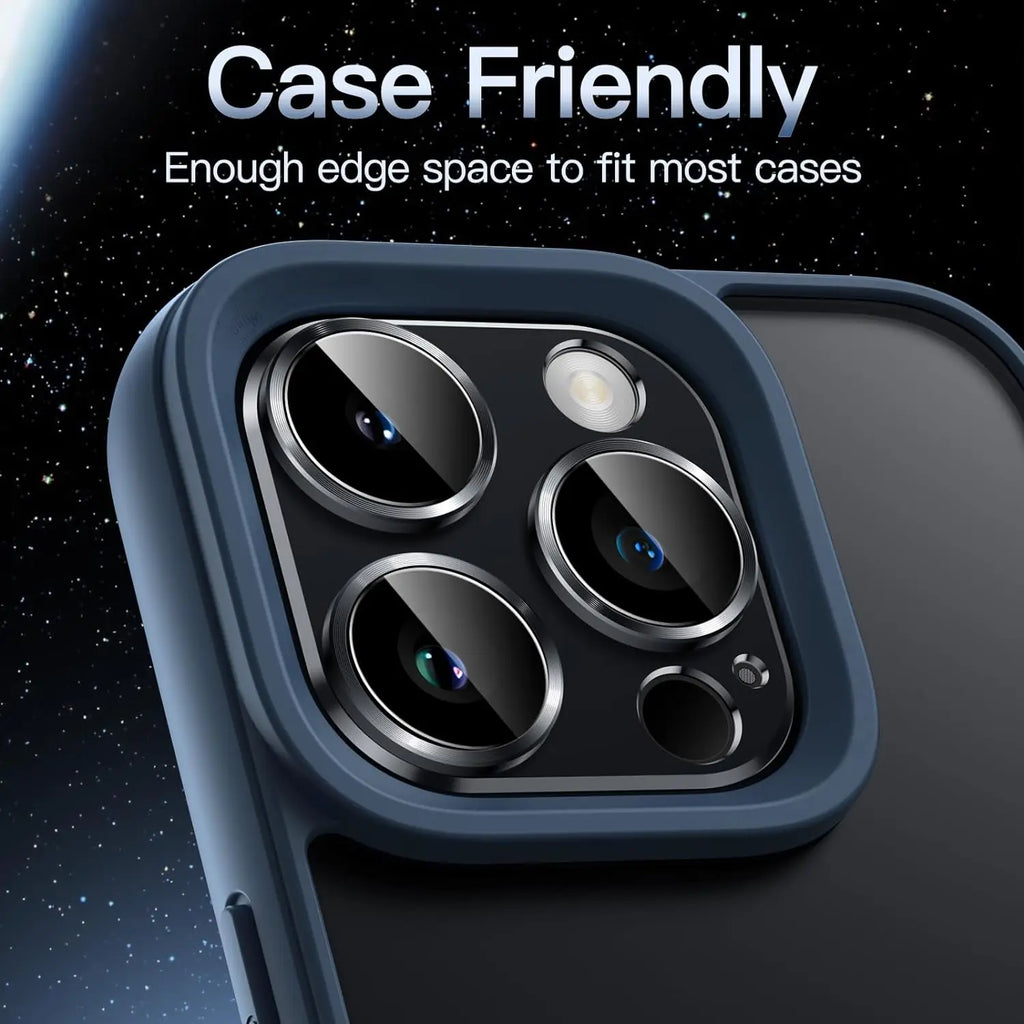 Camera Lens Protector Metal Ring Tempered Glass Cover For iPhone 15 Pro Max 14 Plus 13 15Pro 14Pro 13Pro Protection Accessories